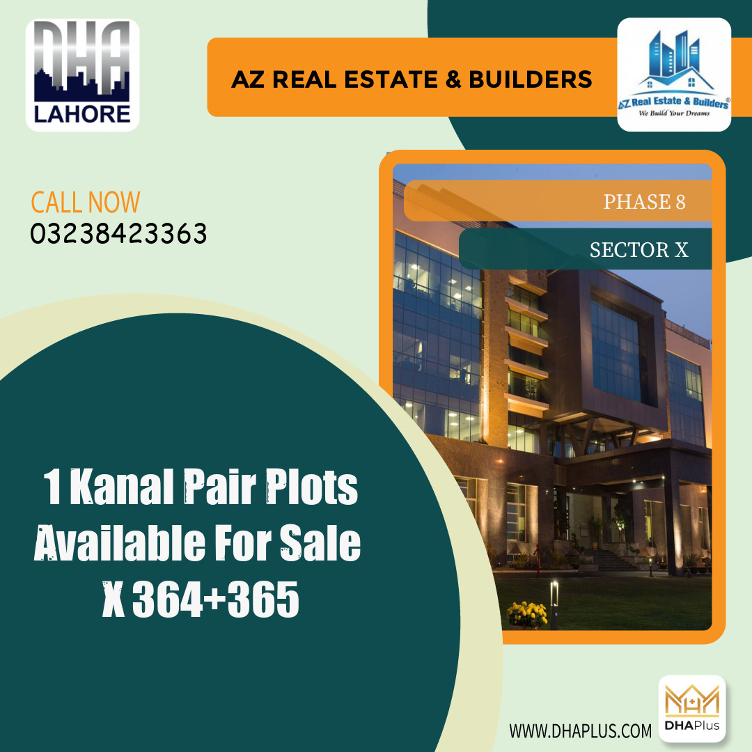 2 Kanal Residential Plot for Sale in Sector X -  Phase 8, Lahore - (DP-40723)