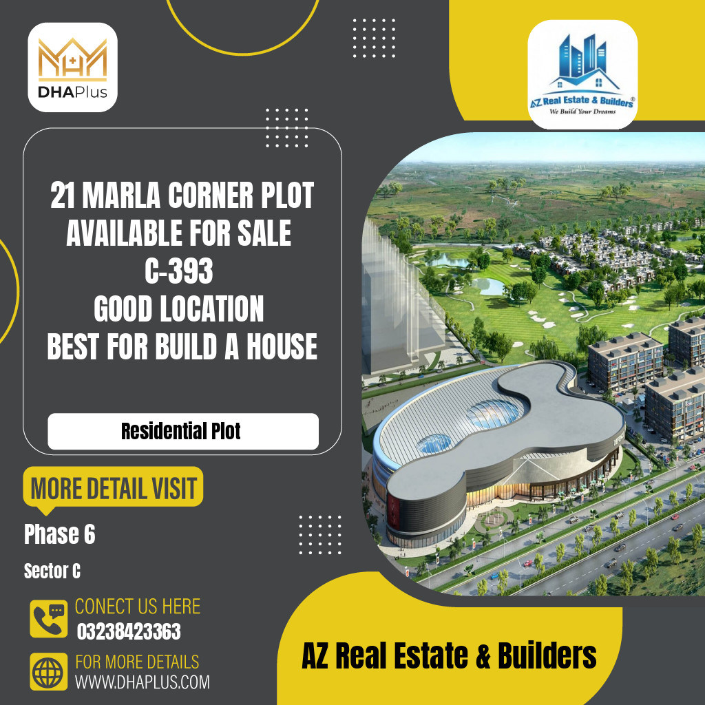 1 Kanal Residential Plot for Sale in Sector C -  Phase 6, Lahore - (DP-40728)