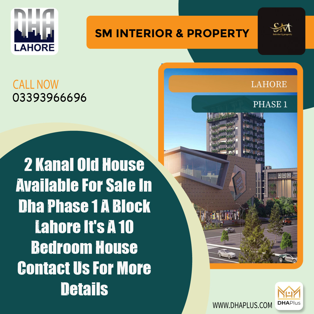 2 Kanal Residential House for Sale in Phase 1, Lahore - (DP-40737)