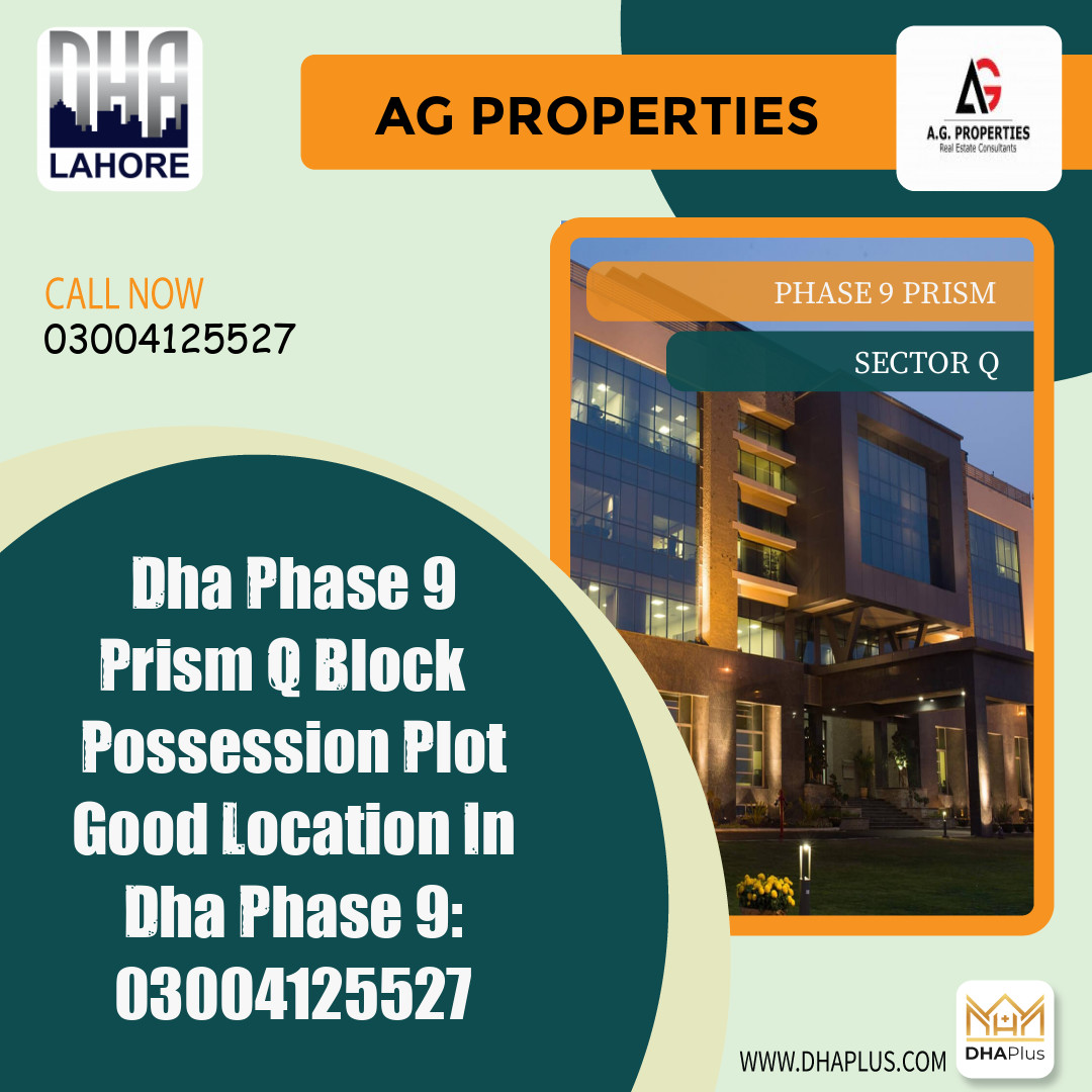 5 Marla Residential Plot for Sale in Sector Q -  Phase 9 Prism, Lahore - (DP-40778)