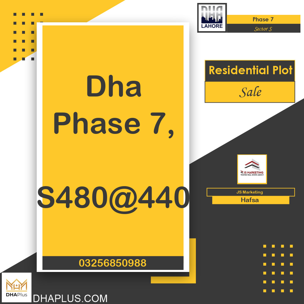 1 Kanal Residential Plot for Sale in Sector S -  Phase 7, Lahore - (DP-40833)