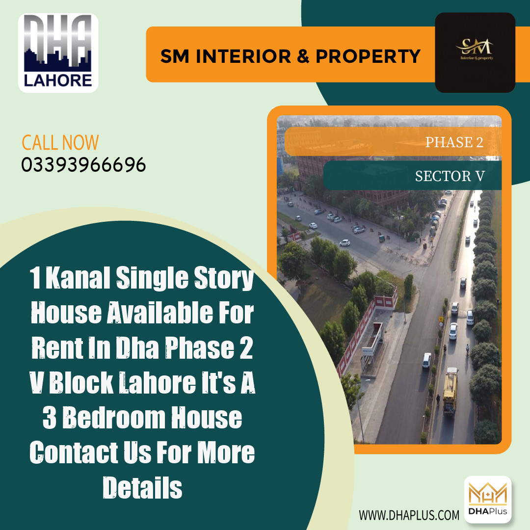 1 Kanal Residential House for Rent in Sector V -  Phase 2, Lahore - (DP-40851)