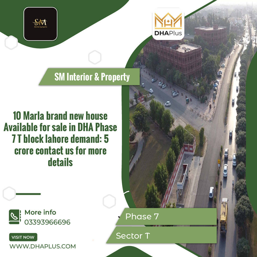 10 Marla Residential House for Sale in Sector T -  Phase 7, Lahore - (DP-40872)