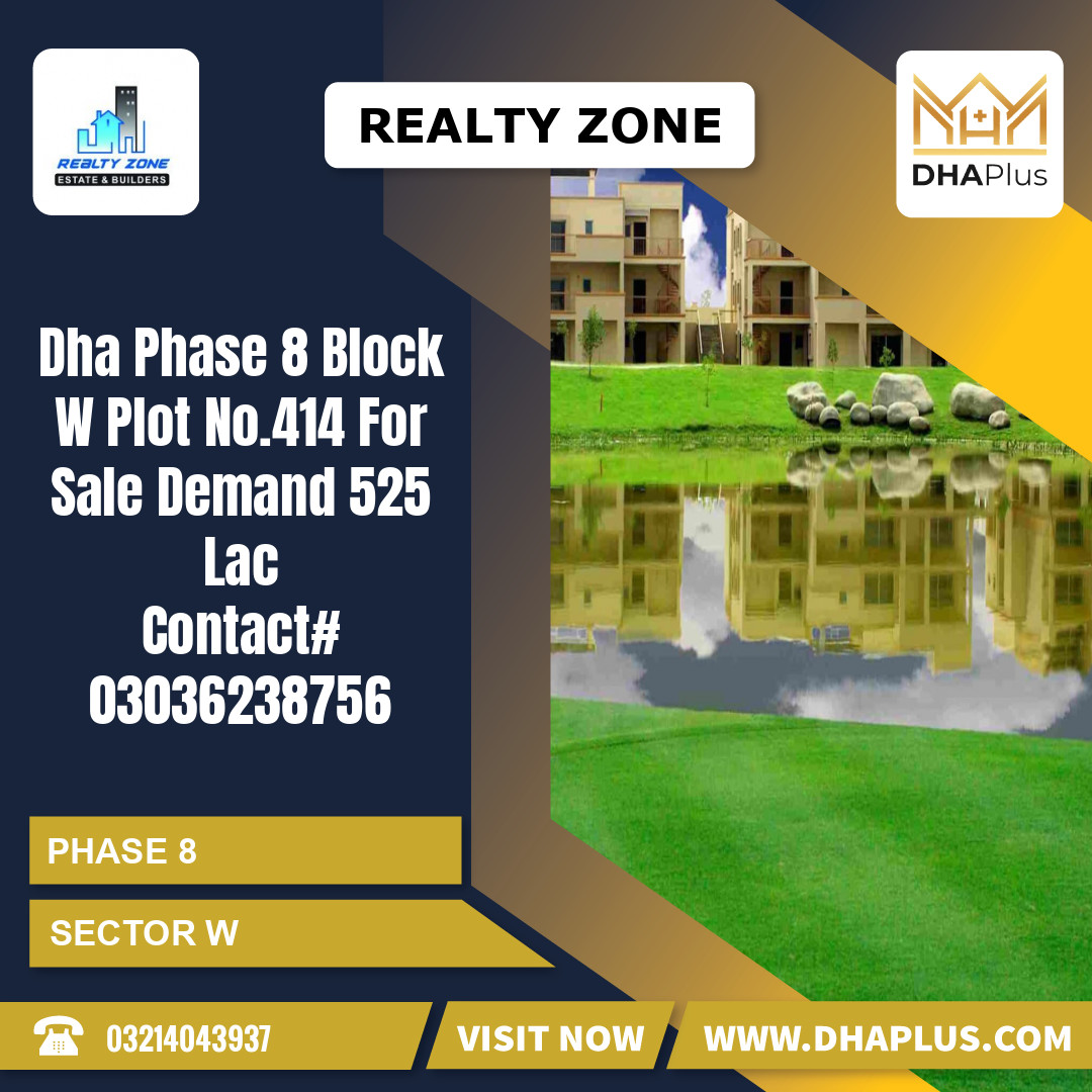 1 Kanal Residential Plot for Sale in Sector W -  Phase 8, Lahore - (DP-40903)