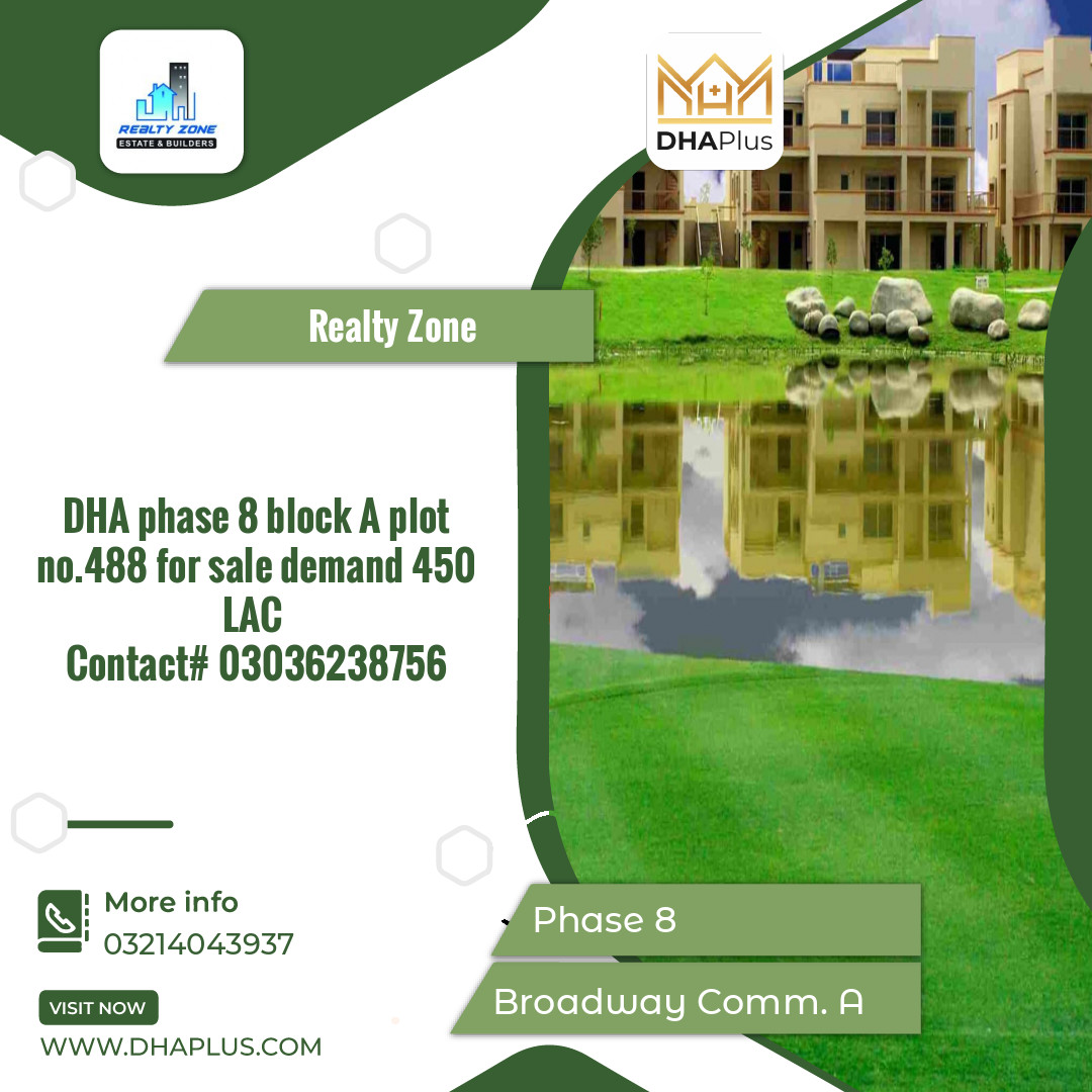 1 Kanal Residential Plot for Sale in Broadway Commercial A -  Phase 8, Lahore - (DP-40988)