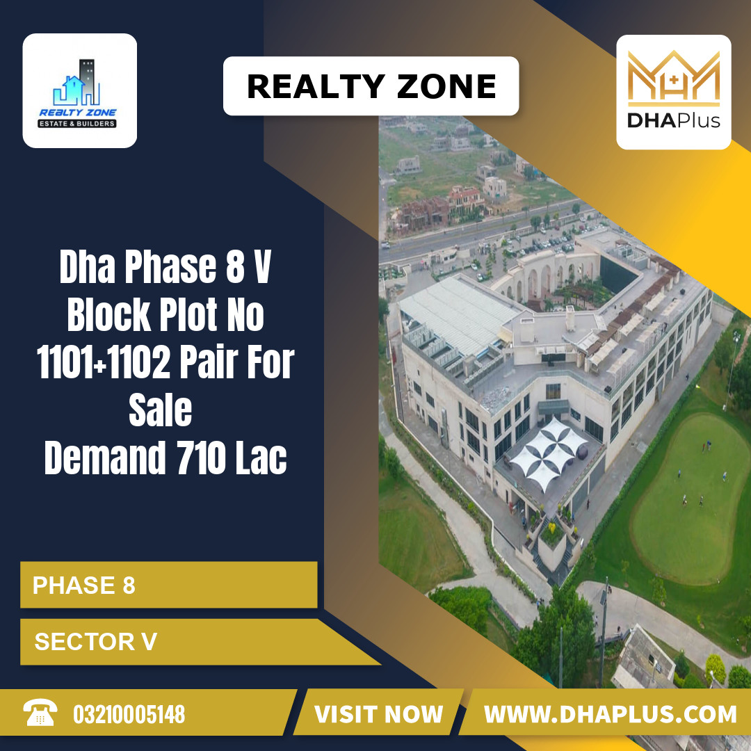 1 Kanal Residential Plot for Sale in Sector V -  Phase 8, Lahore - (DP-41109)