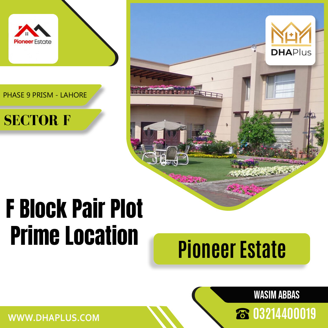 2 Kanal Residential Plot for Sale in Sector F -  Phase 9 Prism, Lahore - (DP-41211)