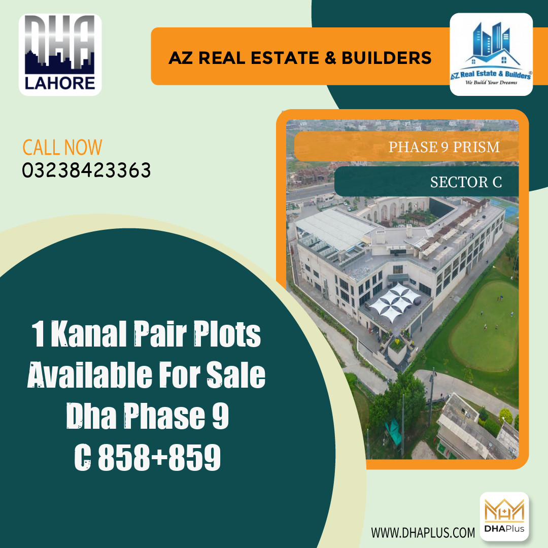 1 Kanal Residential Plot for Sale in Sector C -  Phase 9 Prism, Lahore - (DP-41280)