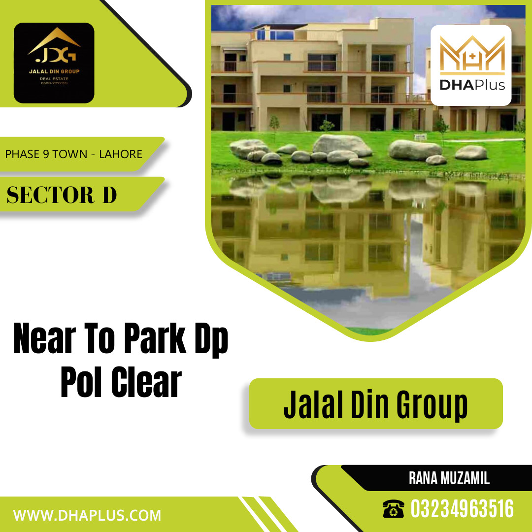 5 Marla Residential Plot for Sale in Sector D -  Phase 9 Town, Lahore - (DP-41321)