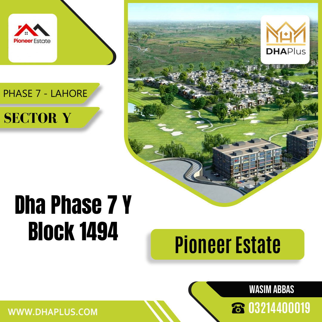 1 Kanal Residential Plot for Sale in Sector Y -  Phase 7, Lahore - (DP-41376)