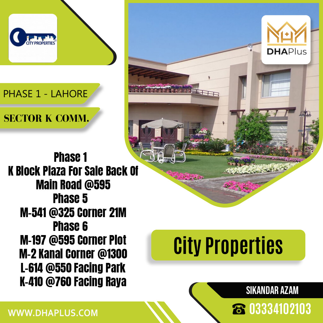 4 Marla Commercial Plaza for Sale in Sector K Commercial -  Phase 1, Lahore - (DP-41380)