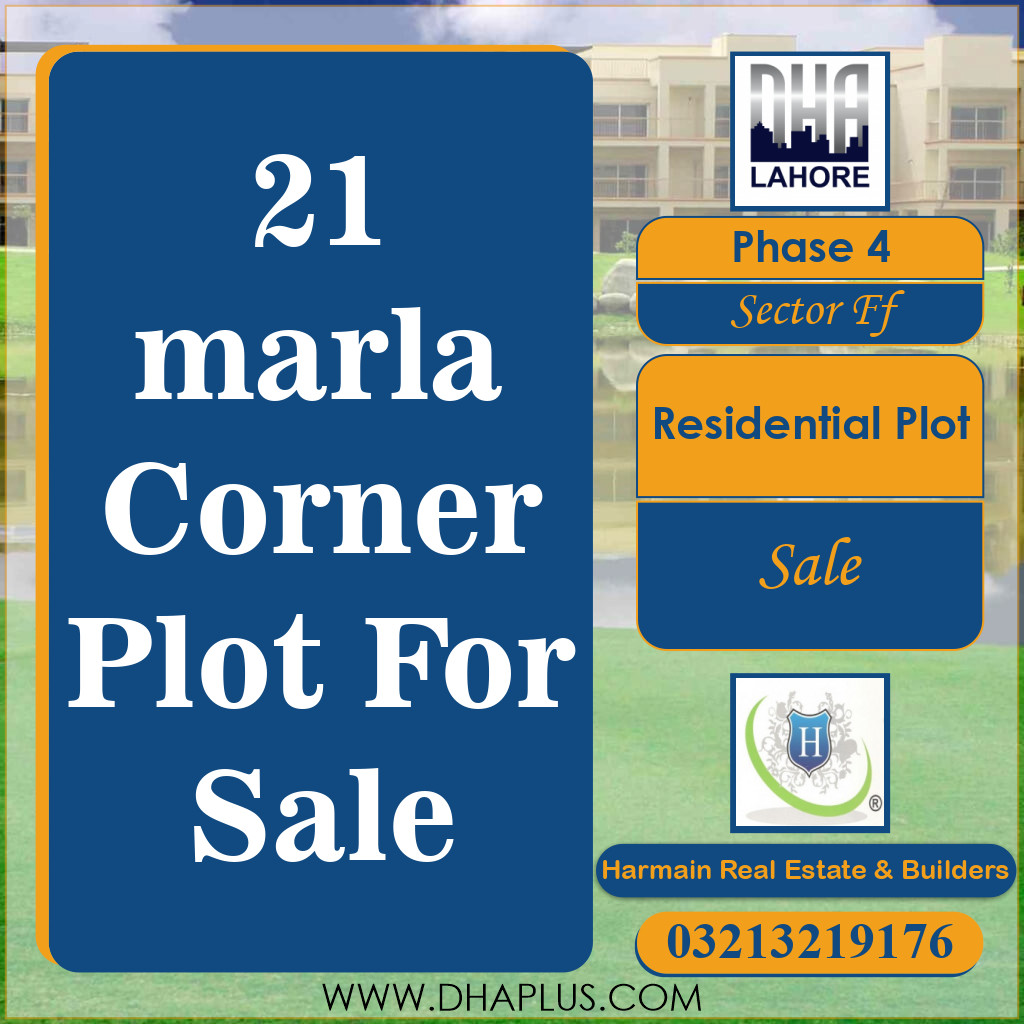 21 Marla Residential Plot for Sale in Sector FF -  Phase 4, Lahore - (DP-41385)