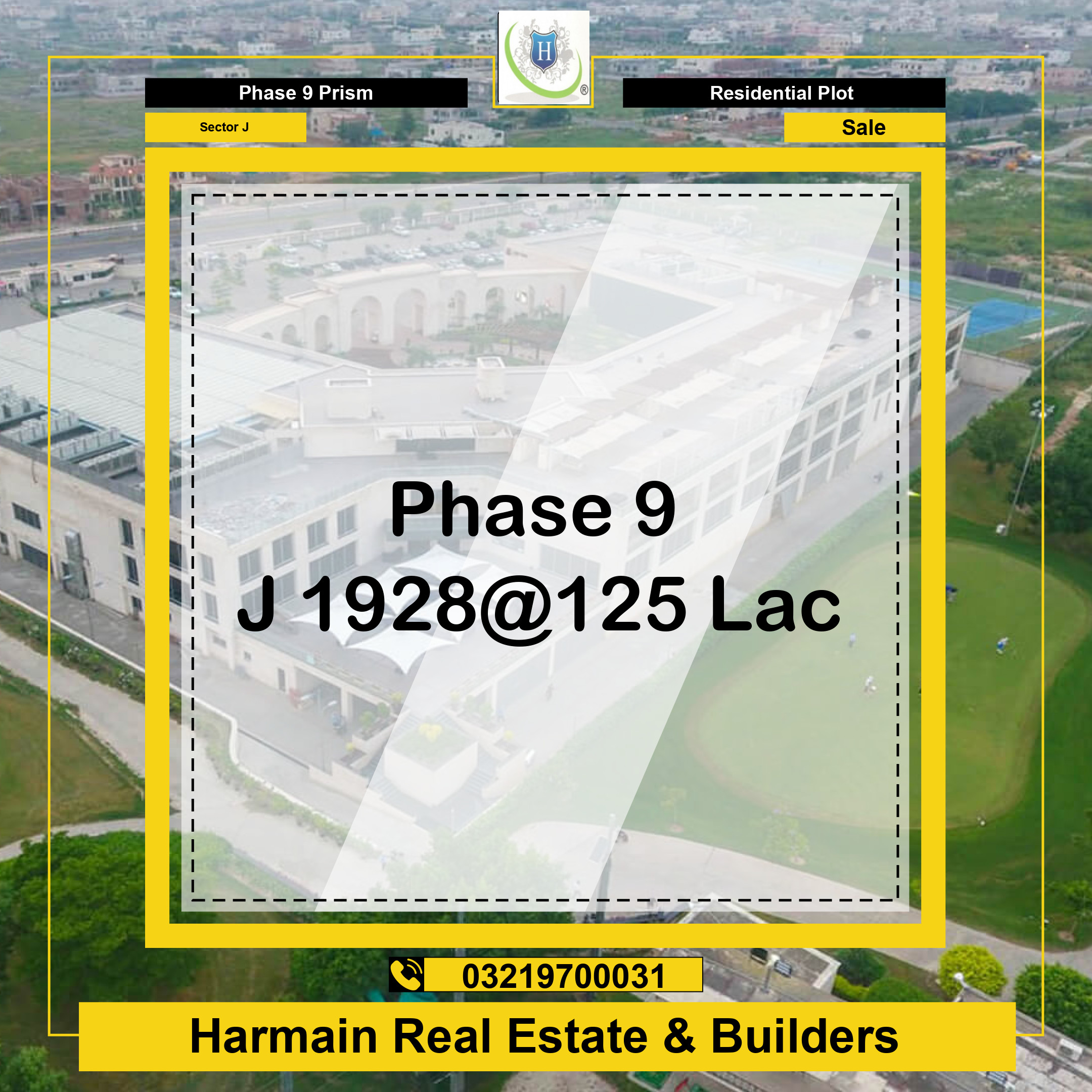 10 Marla Residential Plot for Sale in Sector J -  Phase 9 Prism, Lahore - (DP-41407)