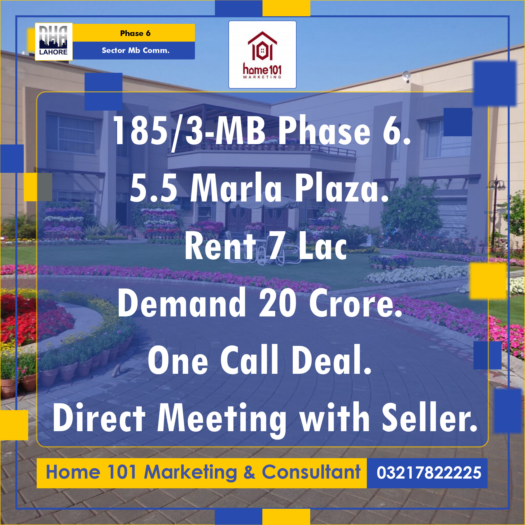 5 Marla Commercial Plaza for Sale in Sector MB Commercial -  Phase 6, Lahore - (BP-41588)
