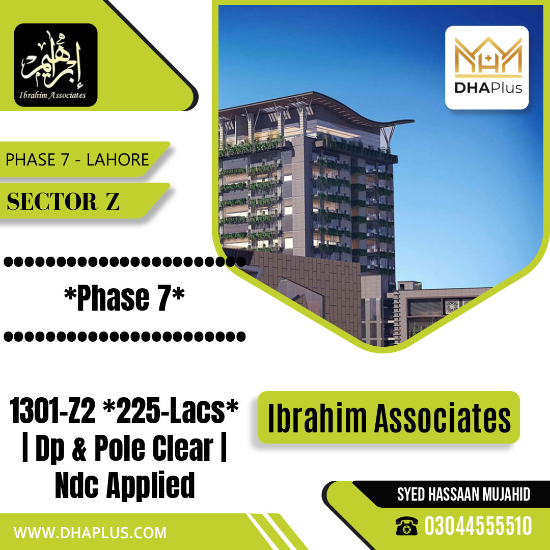 1 Kanal Residential Plot for Sale in Sector Z -  Phase 7, Lahore - (BP-41616)