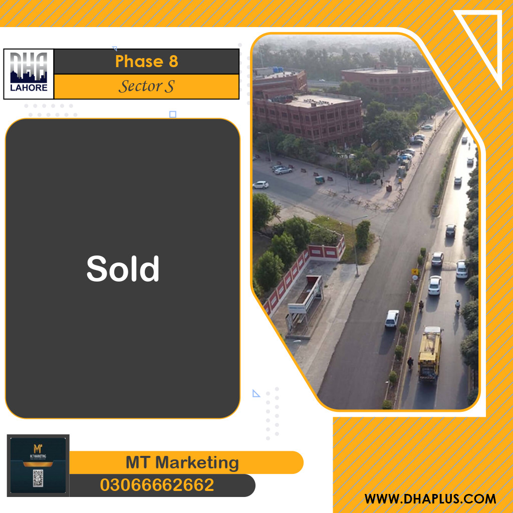1 Kanal Residential Plot for Sale in Sector S -  Phase 8, Lahore - (BP-41671)