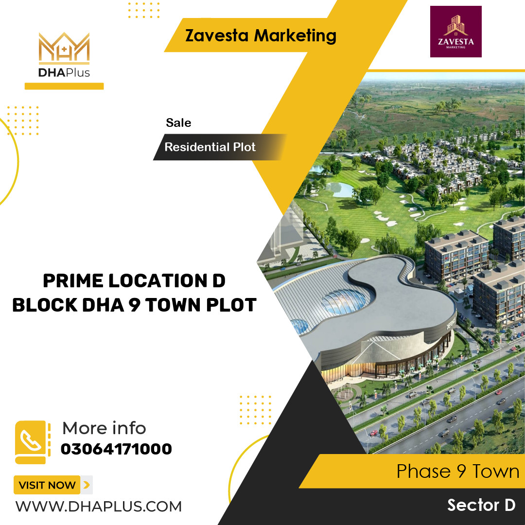 5 Marla Residential Plot for Sale in Sector D -  Phase 9 Town, Lahore - (BP-41768)