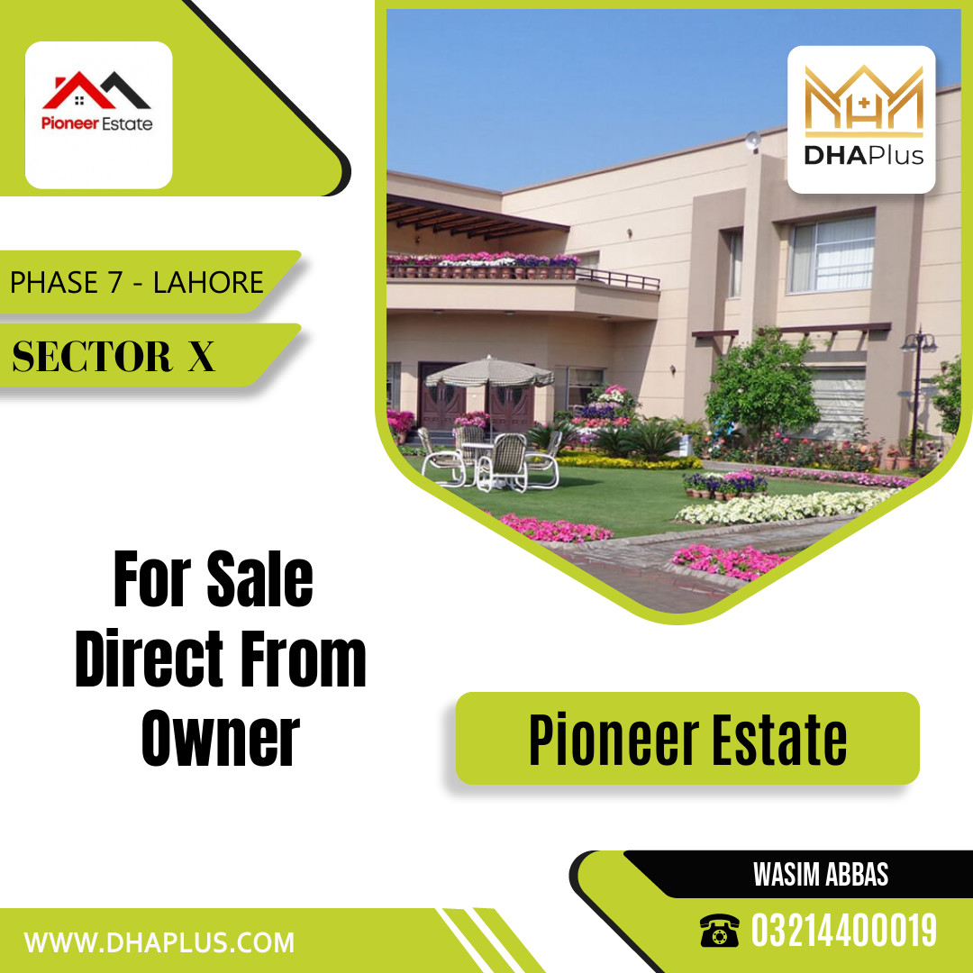 20 Marla Residential Plot for Sale in Sector X -  Phase 7, Lahore - (BP-41849)