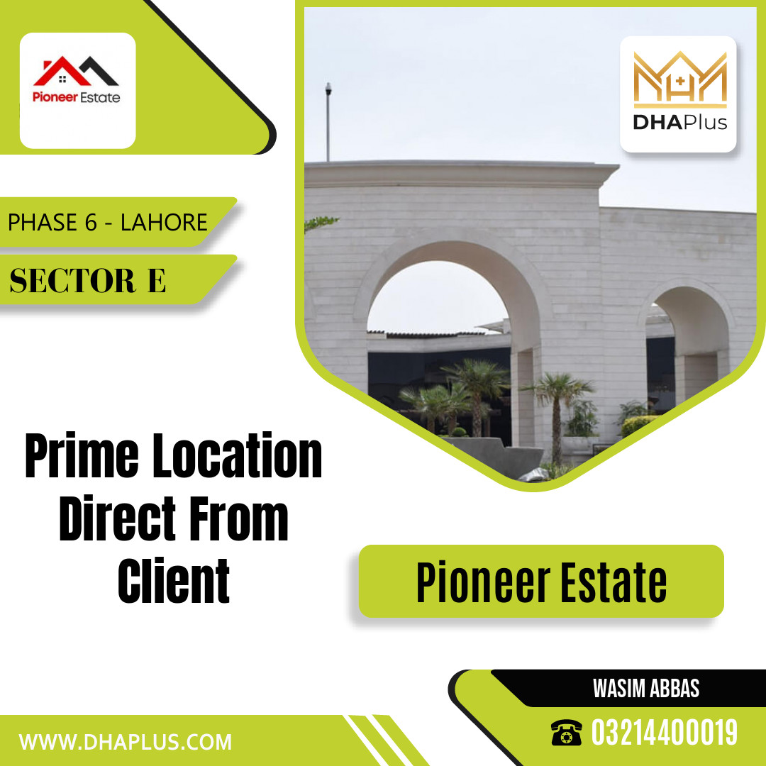 5 Marla Residential Plot for Sale in Sector E -  Phase 6, Lahore - (BP-41941)