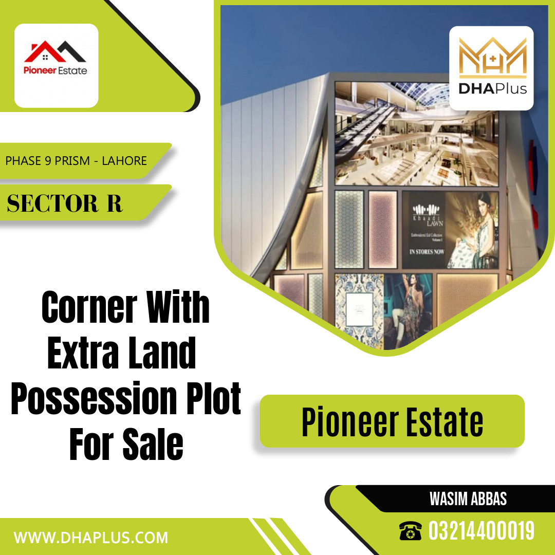 4685 Sq. Ft. Residential Plot for Sale in Sector R -  Phase 9 Prism, Lahore - (BP-42514)