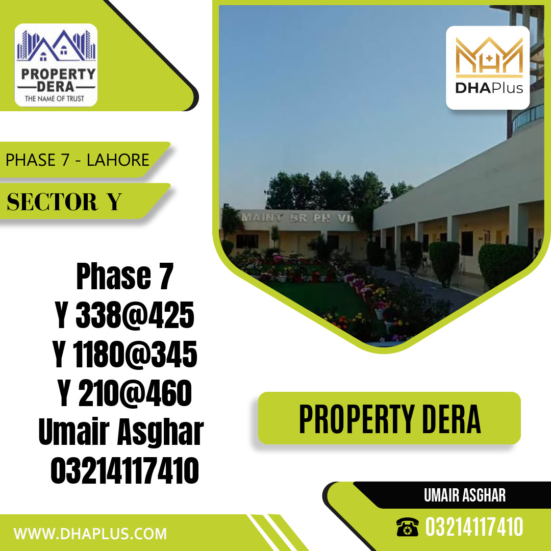 1 Kanal Residential Plot for Sale in Sector Y, DHA Phase 7, Lahore - (BP-42998)