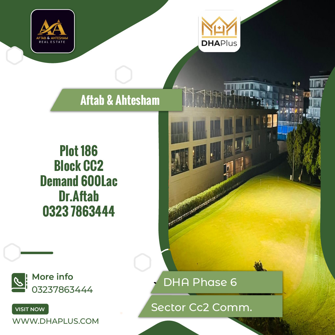 4 Marla Commercial Plot for Sale in Sector CC2 Commercial - DHA Phase 6, Lahore - (BP-43319)
