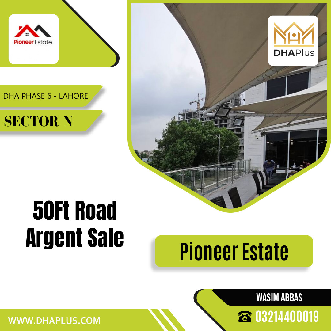 20 Marla Residential Plot for Sale in Sector N, DHA Phase 6, Lahore - (BP-44333)