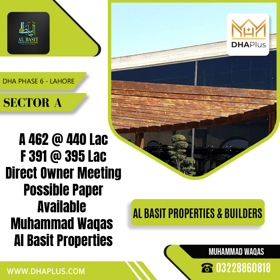1 Kanal Residential Plot for Sale in Sector A, DHA Phase 6, Lahore - (BP-44761)