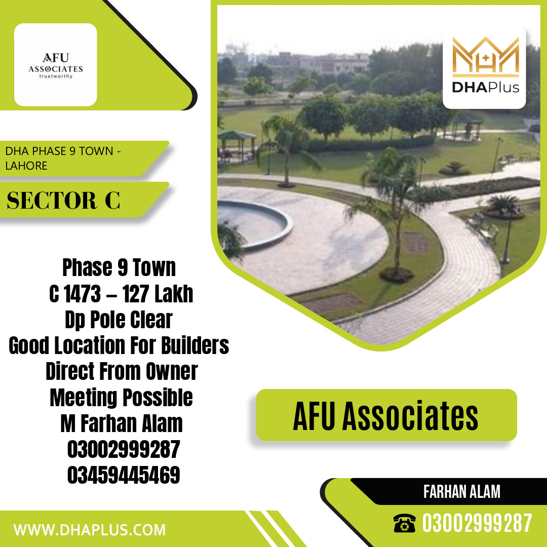 5 Marla Residential Plot for Sale in Sector C, DHA Phase 9 Town, Lahore - (BP-44769)