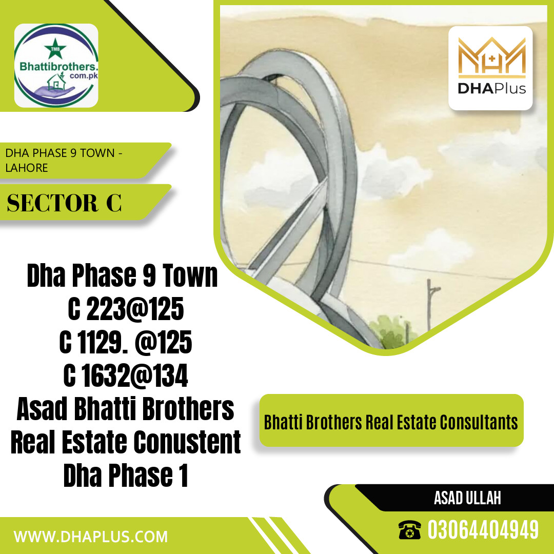 5 Marla Residential Plot for Sale in Sector C, DHA Phase 9 Town, Lahore - (BP-45241)
