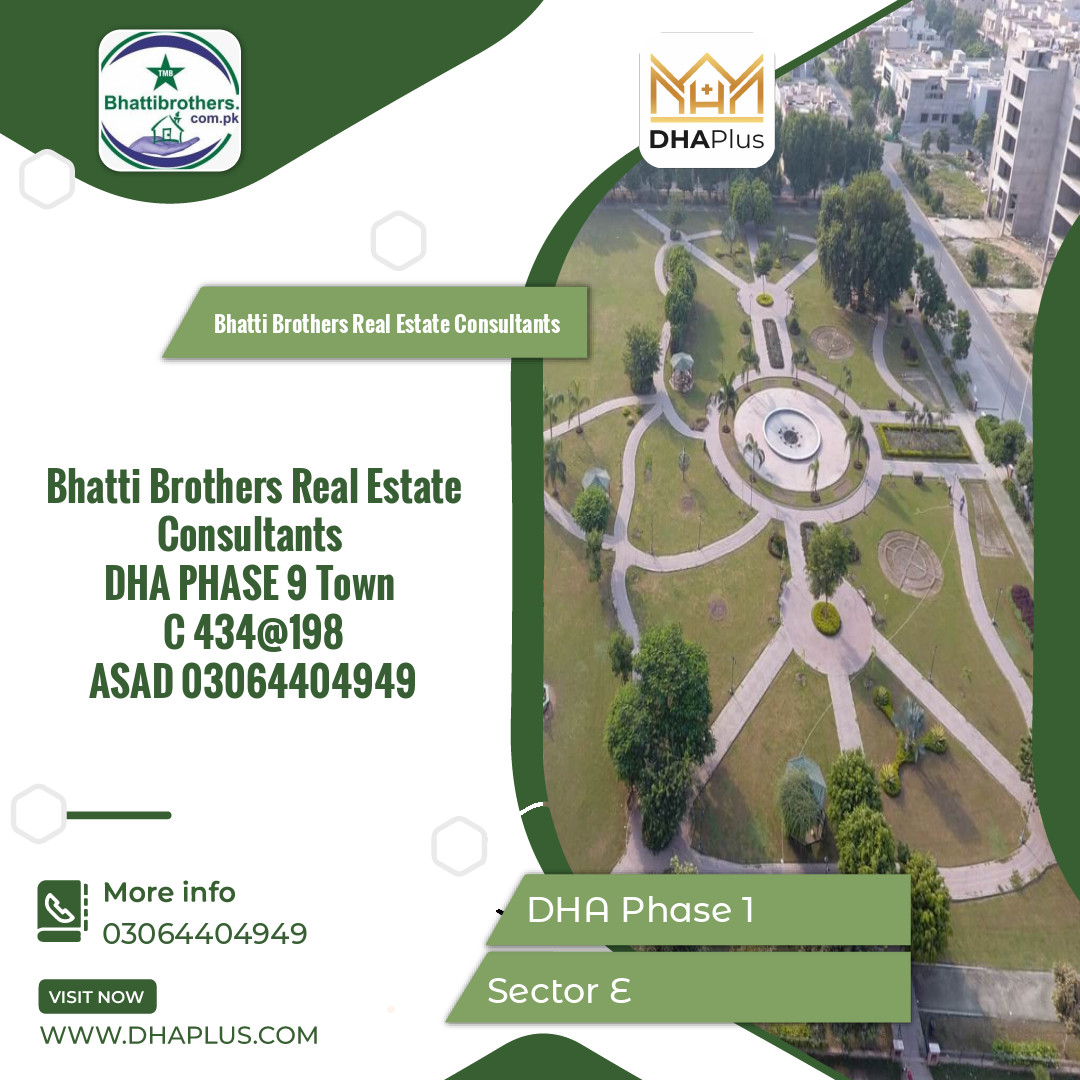8 Marla Residential Plot for Sale in Sector E, DHA Phase 1, Lahore - (BP-45290)