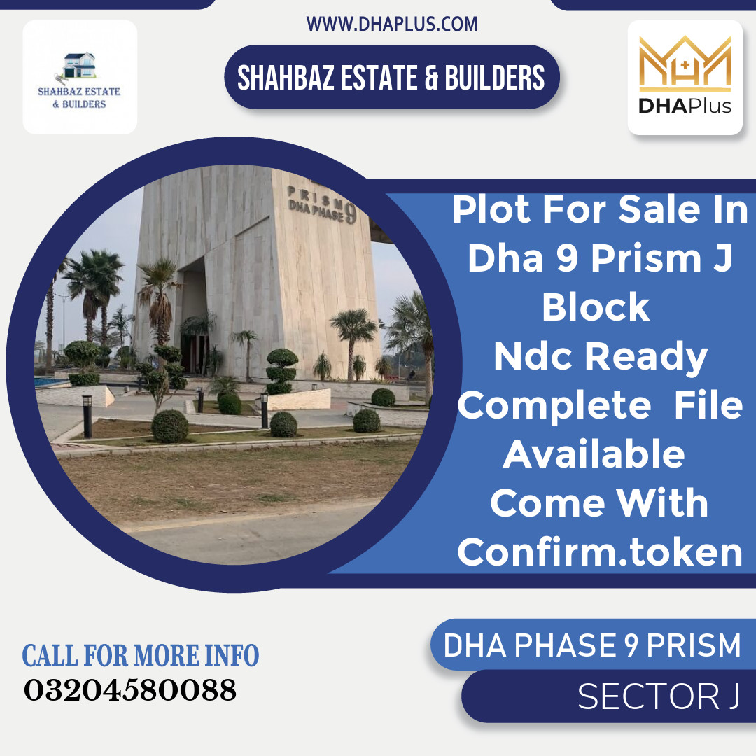 5 Marla Residential Plot for Sale in Sector J, DHA Phase 9 Prism, Lahore - (BP-45848)