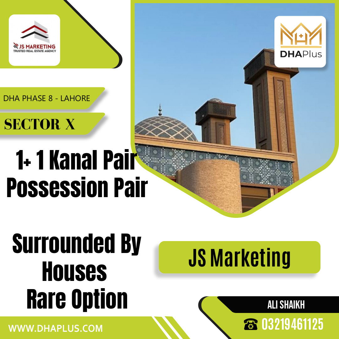 2 Kanal Residential Plot for Sale in Sector X, DHA Phase 8, Lahore - (BP-45870)