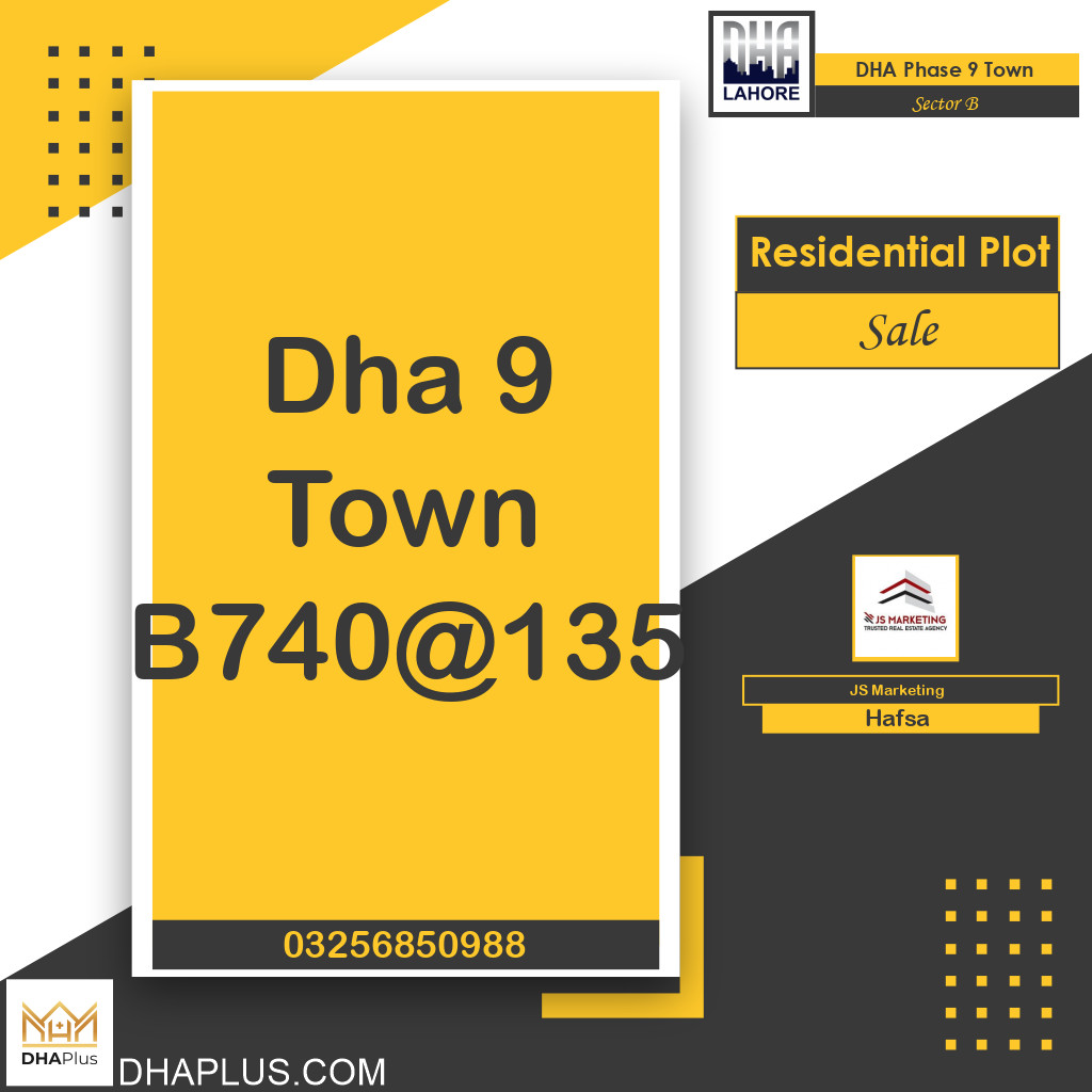 5 Marla Residential Plot for Sale in Sector B, DHA Phase 9 Town, Lahore - (BP-45937)