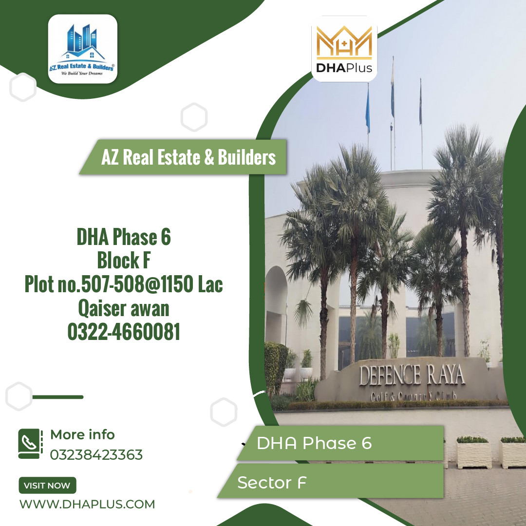 40 Marla Residential Plot for Sale in Sector F, DHA Phase 6, Lahore - (BP-46303)