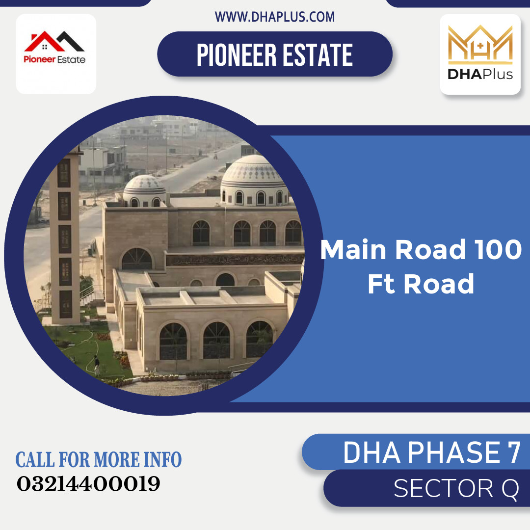 20 Marla Residential Plot for Sale in Sector Q, DHA Phase 7, Lahore - (BP-47117)