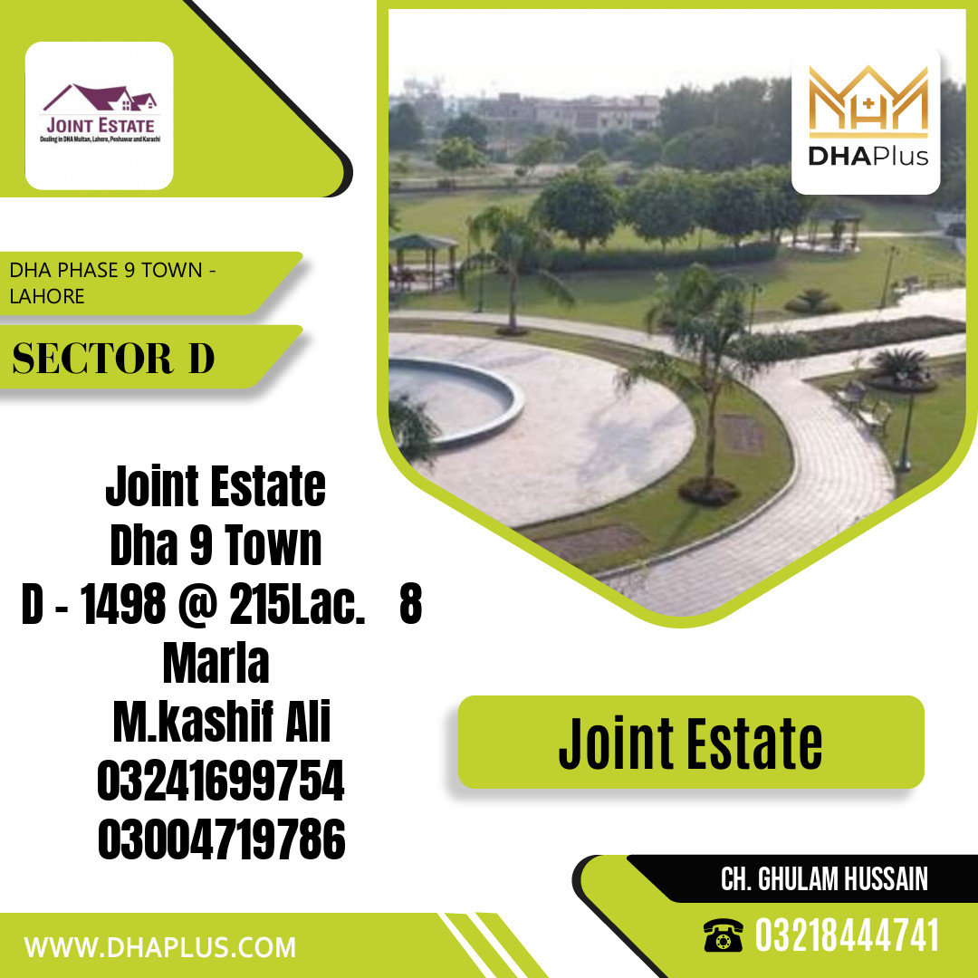 8 Marla Residential Plot for Sale in Sector D, DHA Phase 9 Town, Lahore - (BP-47274)