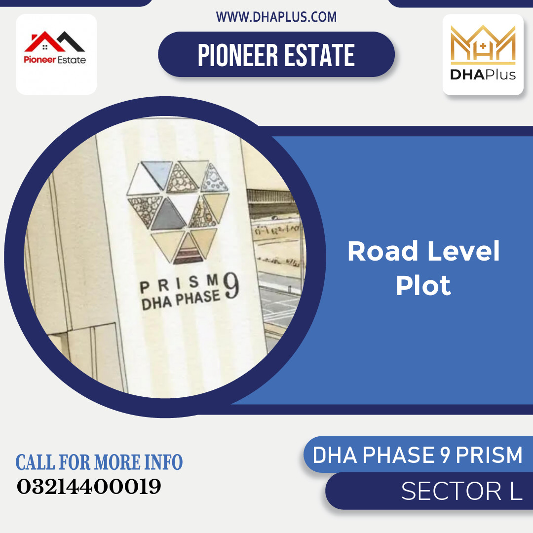 10 Marla Residential Plot for Sale in Sector L, DHA Phase 9 Prism, Lahore - (BP-47322)
