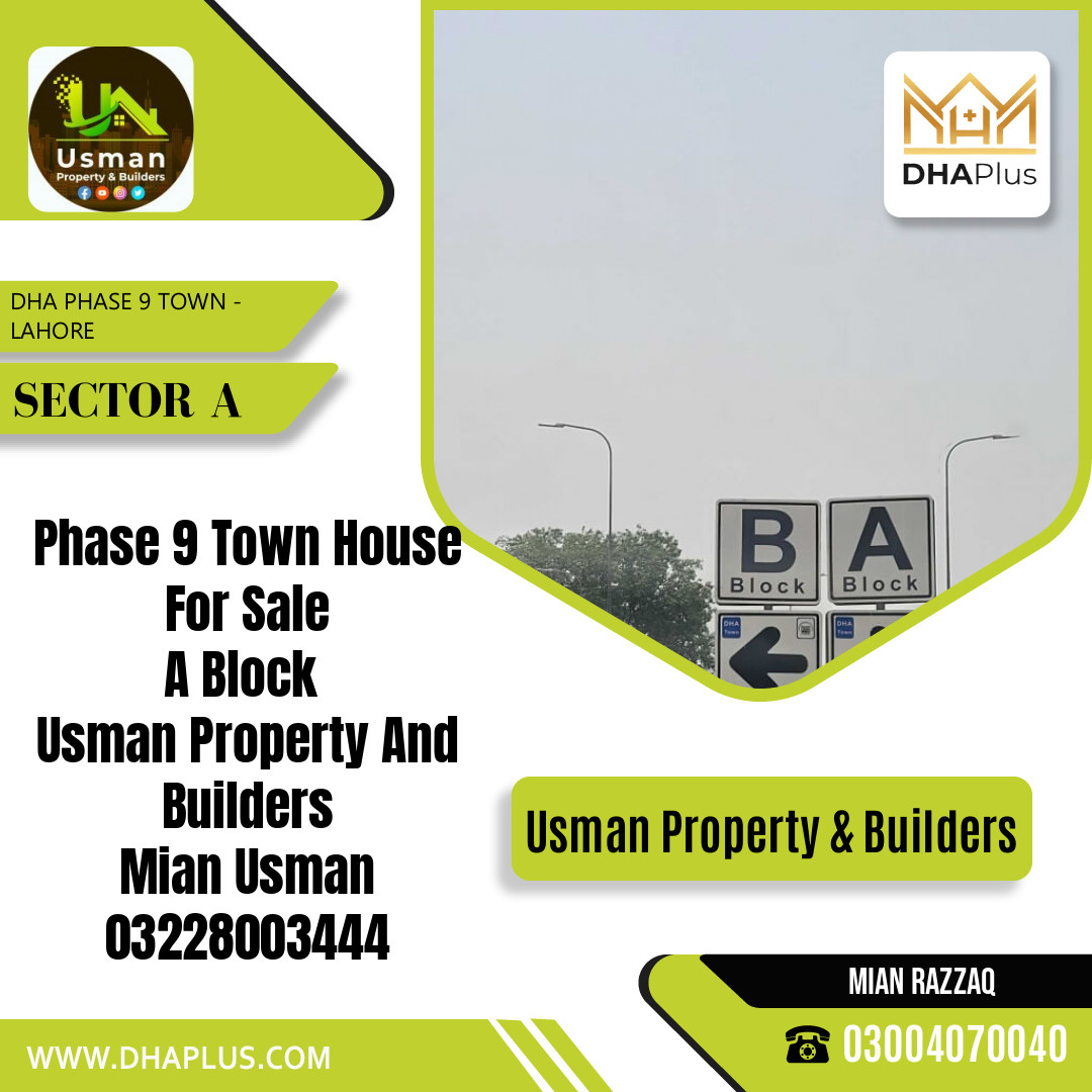 5 Marla Residential House for Sale in Sector A, DHA Phase 9 Town, Lahore - (BP-47864)