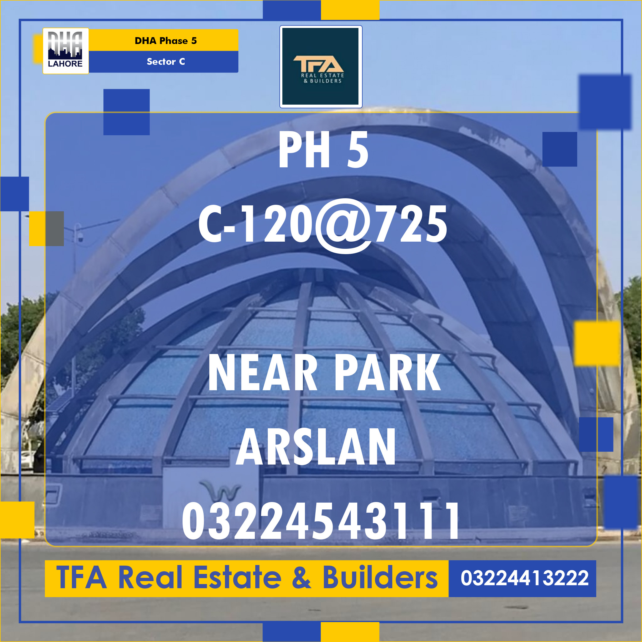 1 Kanal Residential Plot for Sale in Sector C, DHA Phase 5, Lahore - (BP-49271)