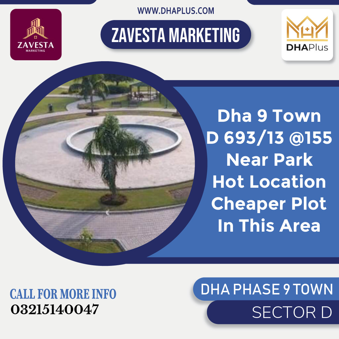 5 Marla Residential Plot for Sale in Sector D, DHA Phase 9 Town, Lahore - (BP-49318)