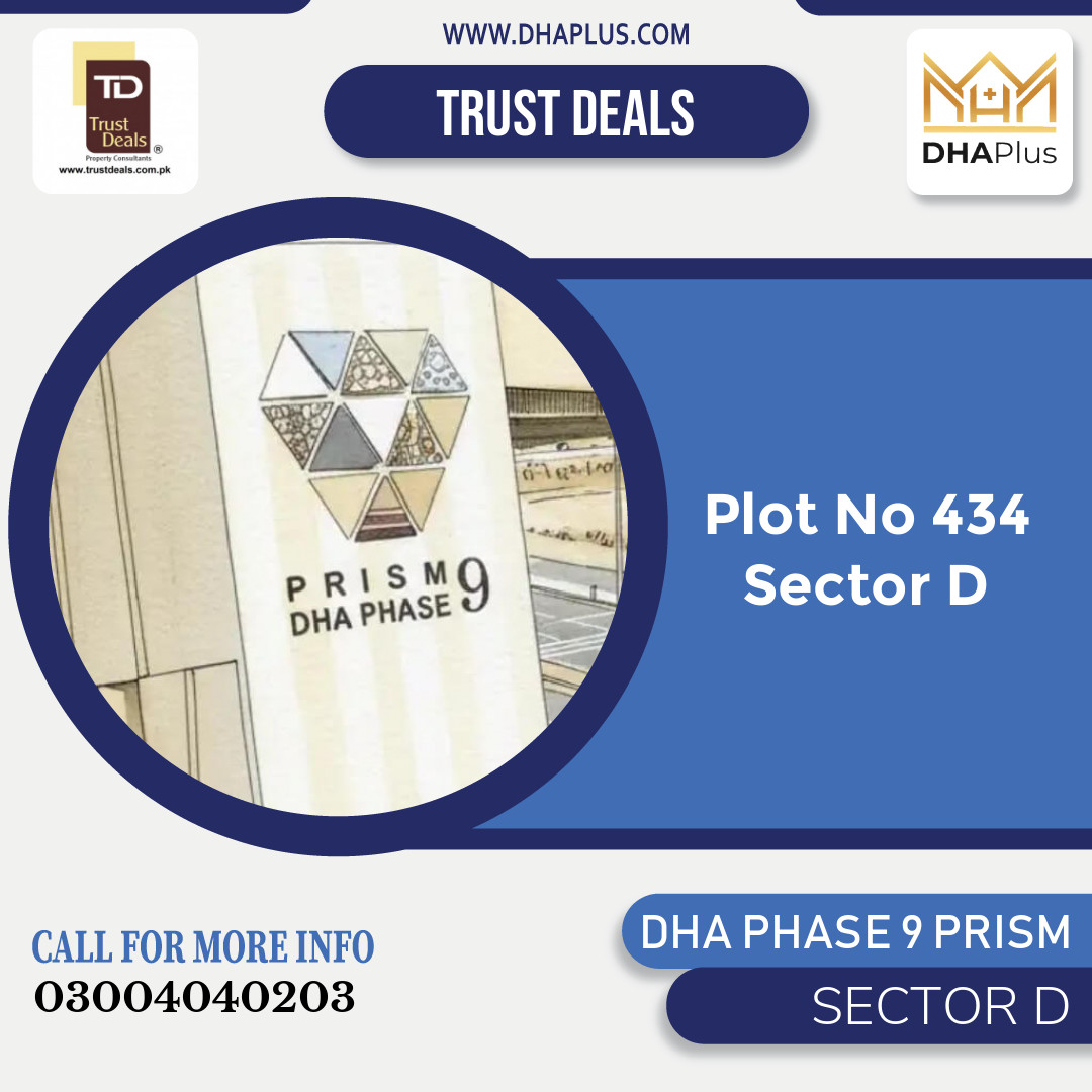1 Kanal Residential Plot for Sale in Sector D, DHA Phase 9 Prism, Lahore - (BP-50493)