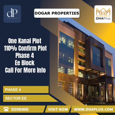 1 Kanal Residential Plot for Sale in Sector EE -  Phase 4, Lahore - (DP-33653)