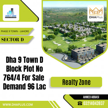 5 Marla Residential Plot for Sale in Sector D -  Phase 9 Town, Lahore - (DP-36217)