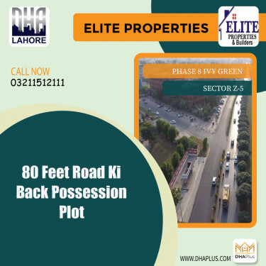 10 Marla Residential Plot for Sale in Sector Z-5 -  Phase 8 Ivy Green, Lahore - (DP-36782)