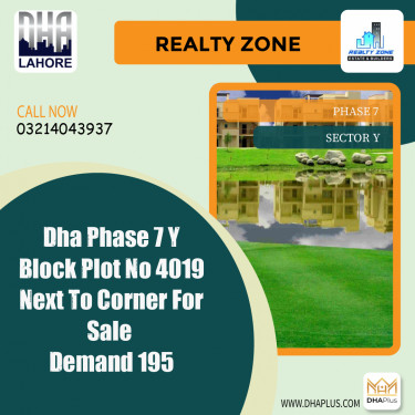 10 Marla Residential Plot for Sale in Sector Y -  Phase 7, Lahore - (DP-36801)