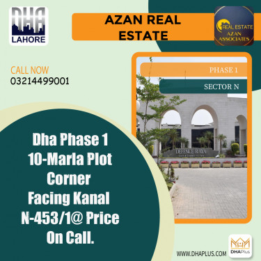 10 Marla Residential Plot for Sale in Sector N -  Phase 1, Lahore - (DP-36827)