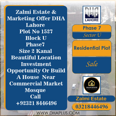40 Marla Residential Plot for Sale in Sector U -  Phase 7, Lahore - (DP-36942)