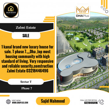 20 Marla Residential House for Sale in Sector T -  Phase 7, Lahore - (DP-36989)