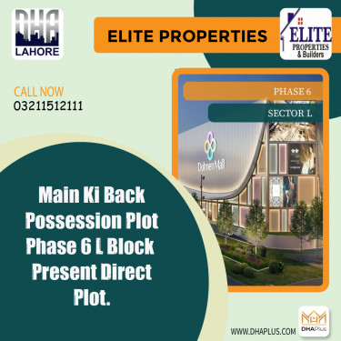 3 Kanal Residential Plot for Sale in Sector L -  Phase 6, Lahore - (DP-37006)